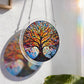 ☀️Acrylic Jigsaw Puzzle Suncatcher – 80-Piece DIY Window Hanging Decoration with Rainbow Light Effect