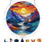 ☀️Acrylic Jigsaw Puzzle Suncatcher – 80-Piece DIY Window Hanging Decoration with Rainbow Light Effect