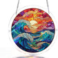 ☀️Acrylic Jigsaw Puzzle Suncatcher – 80-Piece DIY Window Hanging Decoration with Rainbow Light Effect