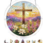 ☀️Acrylic Jigsaw Puzzle Suncatcher – 80-Piece DIY Window Hanging Decoration with Rainbow Light Effect