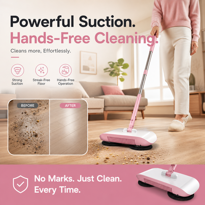 SMART ROBOT VACUUM CLEANER MOP & BROOM