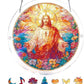 ☀️Acrylic Jigsaw Puzzle Suncatcher – 80-Piece DIY Window Hanging Decoration with Rainbow Light Effect