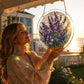 ☀️Acrylic Jigsaw Puzzle Suncatcher – 80-Piece DIY Window Hanging Decoration with Rainbow Light Effect