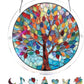 ☀️Acrylic Jigsaw Puzzle Suncatcher – 80-Piece DIY Window Hanging Decoration with Rainbow Light Effect