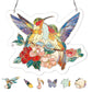 ☀️Acrylic Jigsaw Puzzle Suncatcher – 80-Piece DIY Window Hanging Decoration with Rainbow Light Effect