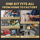 🔥2026 Hot Sale🔥High-Strength 4-Flute Serrated Eccentric Drill Bit Kit