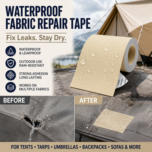 Self-adhesive tarpaulin repair patc