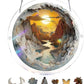 ☀️Acrylic Jigsaw Puzzle Suncatcher – 80-Piece DIY Window Hanging Decoration with Rainbow Light Effect