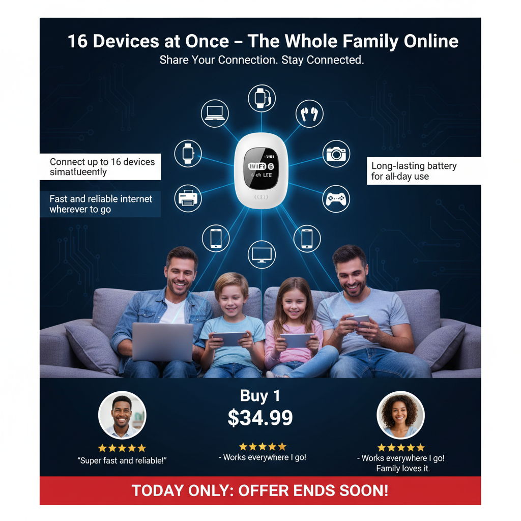 Family 16 Devices Ad