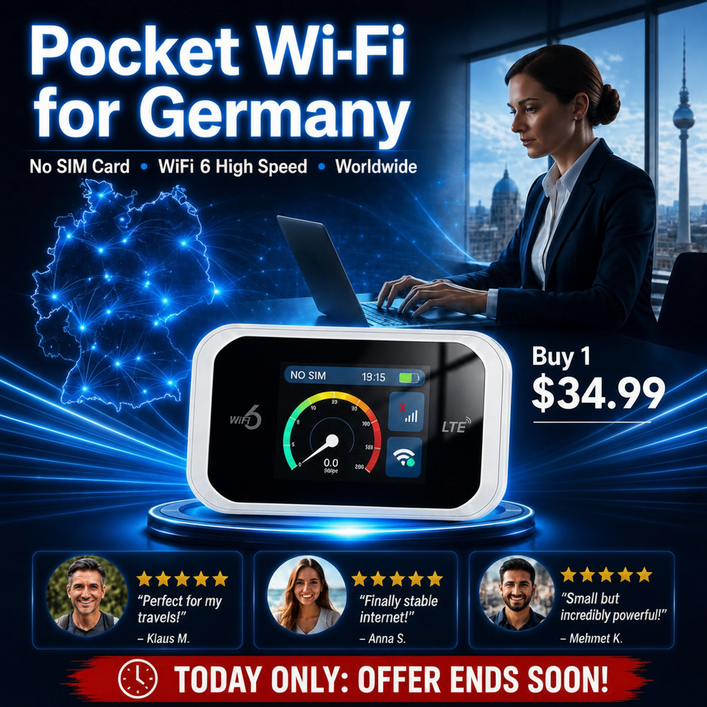 Pocket WiFi Germany Ad