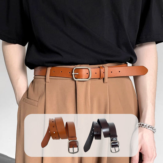 🔥Handmade Full-grain Buffalo Leather Belt