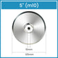 3" 4" 5" Aluminum Backer Pads with Thread for Sanding Polishing