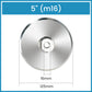 3" 4" 5" Aluminum Backer Pads with Thread for Sanding Polishing