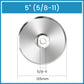 3" 4" 5" Aluminum Backer Pads with Thread for Sanding Polishing