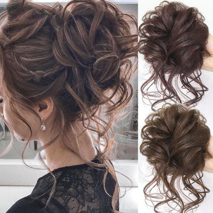 💗LAST DAY - BUY 1 GET 1 FREE💗Messy Curly Hair Bun Scrunchie Extensions