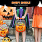 👻Halloween Bestsellers🎃Halloween Transparent Pumpkin Favor Bags✨Perfect for Party, Trick-or-Treat, Classroom Gifts