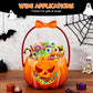 👻Halloween Bestsellers🎃Halloween Transparent Pumpkin Favor Bags✨Perfect for Party, Trick-or-Treat, Classroom Gifts
