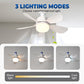 🌬️🌞2-in-1 Remote-Controlled Ceiling Fan with LED Light