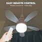 🌬️🌞2-in-1 Remote-Controlled Ceiling Fan with LED Light