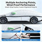 ⏳Time-Limited Special⏰Car Windshield Snow Cover – All‑season, multi‑layer. Covers hood, glass & side windows. Strong straps, no slipping! 🚙💨