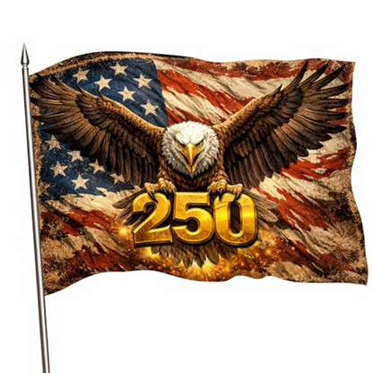 ⏰🎁250th Anniversary Commemorative Flag