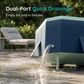 🏊‍♂️💦 Thickened, non-inflatable swimming pool – enjoy fun water activities and refresh yourself at home in the summer.