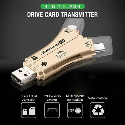 4-in-1 Flash Drive Card Transmitter