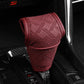 ⏳Time-Limited Special⏰Breathable Gear Shift Knob Cover – Laser-Perforated Leather, Cool & Dry Grip! ✨
