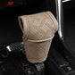 ⏳Time-Limited Special⏰Breathable Gear Shift Knob Cover – Laser-Perforated Leather, Cool & Dry Grip! ✨