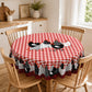📢📢40% OFF !! ⏰Red Plaid Rooster Tablecloth