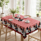 📢📢40% OFF !! ⏰Red Plaid Rooster Tablecloth