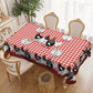 📢📢40% OFF !! ⏰Red Plaid Rooster Tablecloth