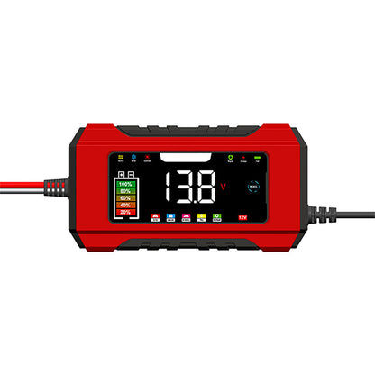 Smart Car Battery Charger with LCD Display